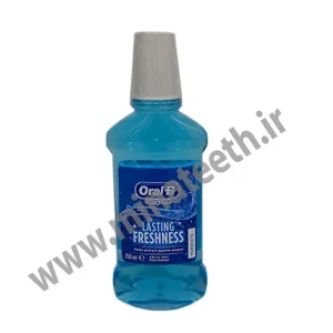 دهانشویه اورال بی ORAL-B مدل LASTING FRESHNESS حجم200میل اصل آلمان